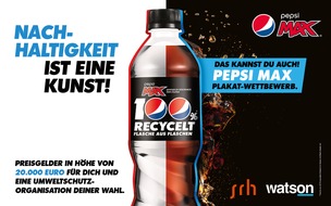 PepsiCo Deutschland GmbH: Nachhaltigkeit ist eine Kunst: Pepsi MAX macht Verpackungen mit Kunst-Wettbewerb zum Thema