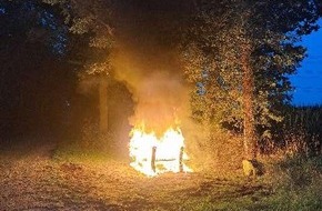 Polizeiinspektion Wilhelmshaven/Friesland: POL-WHV: Sachbeschädigung durch Inbrandsetzen