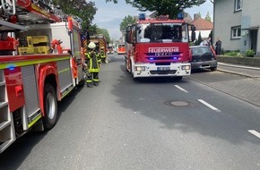 Feuerwehr Recklinghausen: FW-RE: Küchenbrand mit einer verletzten Person