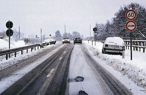 GTÜ Gesellschaft für Technische Überwachung mbH: GTÜ: Sicher unterwegs auf winterlichen Straßen (BILD)