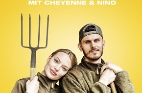 Sky Deutschland: "Unser Hof - mit Cheyenne und Nino" startet am 22. November exklusiv auf Sky und dem Streaming-Service WOW