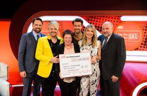 SKL - Millionenspiel: Volltreffer ins Glück: Schützenkönigin Margit Schroeder aus Oberbayern gewinnt 1 Million Euro bei der SKL-Millionen-Show