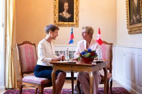Antrittsbesuch von Regierungschefin Brigitte Haas in Bern