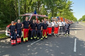 Feuerwehr M&ouml;nchengladbach: FW-MG: Einheiten aus M&ouml;nchengladbach unterst&uuml;tzen bei Evakuierungsma&szlig;nahmen in Moers