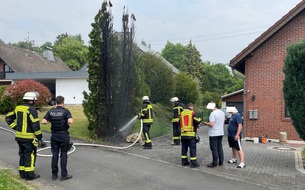 FW Hennef: Um Haaresbreite - Abflammgerät sorgt für Feuerwehreinsatz
