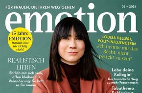 EMOTION Verlag GmbH: Louisa Dellert lässt sich von Morddrohungen nicht einschüchtern: "Ich darf das nicht so ernst nehmen, dass ich aufhöre, öffentlich meine Meinung zu sagen"