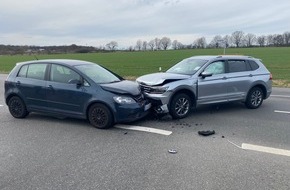 Polizei Wolfsburg: POL-WOB: Verkehrsunfall mit einer verletzten Person und 50.000 Euro Sachschaden