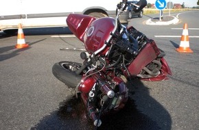 Polizeiinspektion Nienburg / Schaumburg: POL-STH: Motorradunfall auf Nordsehler Kreuzung