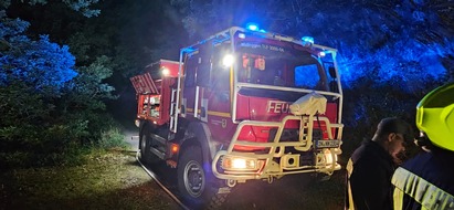 Freiwillige Feuerwehr Stadt Nideggen: FW Nideggen: Waldbrand in Schmidt