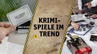 Pegasus Spiele: Krimispiele im Trend / In Deutschland werden Krimis nicht nur gerne gelesen und gesehen, sondern auch gespielt