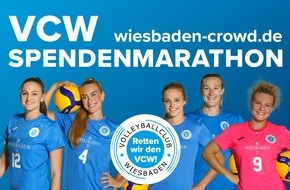 VC Wiesbaden Spielbetriebs GmbH: 30 Tage VCW-Spendenmarathon ab 13. September