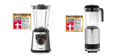 Groupe SEB: Groupe SEB WMF Consumer Produkte überzeugen Stiftung Warentest: Die Standmixer Tefal PerfectMix+ und WMF Kult Pro Multifunktionsmixer sind Testsieger
