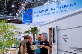 Messe Düsseldorf GmbH: CARAVAN SALON 2017: "StarterWelt - Entdecke Camping & Caravaning"