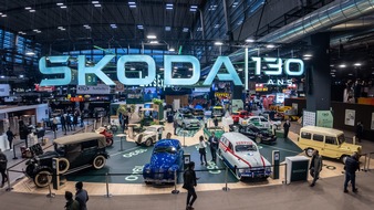 Skoda Auto Deutschland GmbH: Škoda auf der Rétromobile: 16 Exponate zeigen 130 Jahre Fahrzeugbaugeschichte