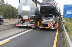 Polizeidirektion Kaiserslautern: POL-PDKL: 8km Stau in Baustelle