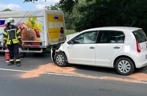 Freiwillige Feuerwehr Bedburg-Hau: FW-KLE: Verletzte nach Verkehrsunfall