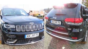 Kreispolizeibeh&ouml;rde Viersen: POL-VIE: Jeep gestohlen - KK2 sucht Hinweise