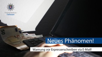 Polizeipräsidium Osthessen: POL-OH: Warnmeldung! Polizei warnt vor Erpressungsmails nach angeblichem Pornokonsum / Erotikdiensten: