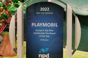 PLAYMOBIL: Hohe Auszeichnung für Playmobil: Erfolgreichste Neueinführung im Bereich Sustainable Toys