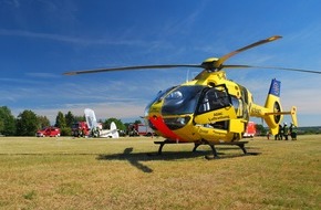 Feuerwehr Iserlohn: FW-MK: Abgestürztes Ultraleichtflugzeug auf dem Flugplatz Rheinermark