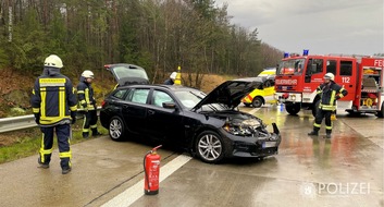 Polizeipräsidium Westpfalz: POL-PPWP: Auf nasser Fahrbahn geschleudert