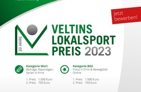 Brauerei C. & A. VELTINS GmbH & Co. KG: Ausschreibung des Veltins-Lokalsportpreises geht in die heiße Phase