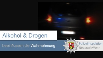 Polizeidirektion Neustadt/Weinstraße: POL-PDNW: Alkohol und Drogen im Straßenverkehr