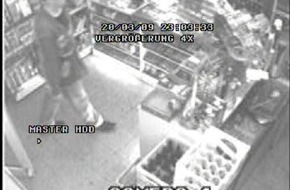 Polizei Düsseldorf: POL-D: Kiosk in Flingern überfallen - Wer Kennt den Täter? - Polizei fahndet jetzt mit Bildern aus der Überwachungskamera und einem Phantombild