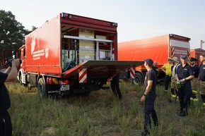 FW-BN: Erfolgreicher Abschluss des Waldbrandeinsatzes des NRW-Waldbrandmoduls GFFF-V DE1 in Spanien