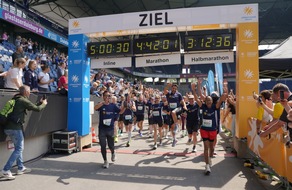 REKORD-INSTITUT f&uuml;r DEUTSCHLAND: Duisburg l&auml;uft Weltrekord &ndash; 42 Nationen im gemeinsamen Zieleinlauf beim schauinsland-reisen Rhein-Ruhr-Marathon