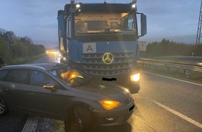 Polizeidirektion Landau: POL-PDLD: A65/Haßloch - Fehler bei Auffahren auf die A65