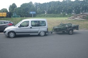 Polizei Dortmund: POL-DO: Gerade noch mal gut gegangen - Fahrende Gefahrenstelle aus dem Verkehr gezogen