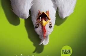 sixx: "Mädels, jetzt wird gesaugt!" sixx-Flederhuhn erobert den Sender und wirbt zum Start der 3. Staffel "Vampire Diaries" (mit Bild)