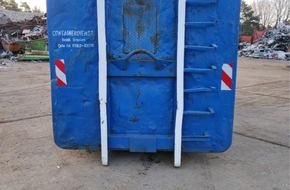Polizeiinspektion Celle: POL-CE: Celle - Abrollcontainer entwendet