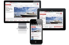 Hamburg.de: hamburg.de geht mit neuem Auftritt ins Netz / Hamburgs offizielles Stadtportal jetzt vollständig mobil - Nutzerorientierte Navigation - Bildschirmgerechte Darstellung durch Responsive Design (BILD)
