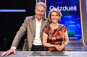 ARD Das Erste: Das Erste: Susanne Holst und Claus-Erich Boetzkes beim "Quizduell-Olymp" mit Jörg Pilawa
am Freitag, 19. August 2016, 18:50 Uhr im Ersten