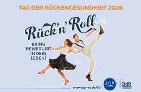 Aktion Gesunder R&uuml;cken e. V.: R&uuml;ck&rsquo;n&rsquo;Roll am 15. M&auml;rz: Deutschland in Bewegung am Tag der R&uuml;ckengesundheit