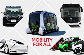 Toyota AG: Toyota artefice di mobilità ai Giochi olimpici e paralimpici 2020