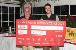 Felix-Neureuther-Stiftung: "2. Felix & Friends Invitational": 195.000 Euro für Kinder in Bewegung