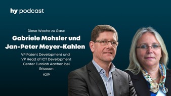 hy Podcast: 219. hy Podcast Folge mit Gabriele Mohsler und Jan-Peter Meyer-Kahlen von Ericsson