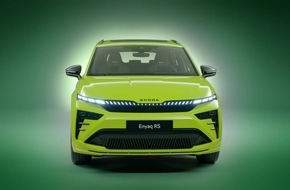 Sportliche RS-Varianten runden das Angebot der neuen Škoda Enyaq-Familie nach oben hin ab Sportliche RS-Varianten runden das Angebot der neuen Škoda Enyaq-Familie nach oben hin ab