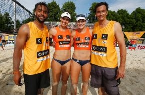 Sky Deutschland: Die smart beach tour startet in Münster erfolgreich in die neue Beach-Volleyball-Saison