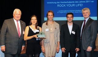 Stifterverband für die Deutsche Wissenschaft e.V.: Stifterverband zeichnet ROCK YOUR LIFE aus (BILD)