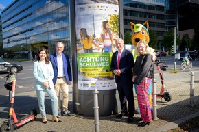 „Sicher starten, sicher ankommen“: Landesverkehrswacht gibt Startschuss für Berlins größte Schulwegkampagne