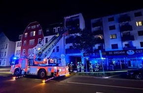 Feuerwehr Hannover: FW Hannover: Küchenbrand: Feuerwehr rettet Person aus brennender Wohnung