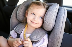 Aktion Gesunder Rücken e. V.: Sicherheit trifft Ergonomie: Gute Fahrt im rückenfreundlichen Kinder-Autositz