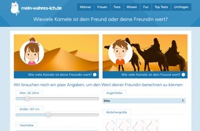 fabulabs GmbH: Neuer Internethype: Berechne den Wert deiner Freundin mit dem Kamelrechner