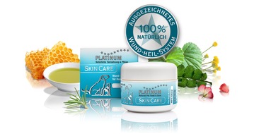 PLATINUM GmbH & Co. KG: Wundheilung und Schmerzlinderung für Hunde und Katzen: Neuer PLATINUM SKIN CARE-Balsam pflegt 100 % natürlich