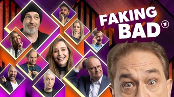 ARD Das Erste: Ein Festival der dreisten Lügen | Neue Comedy-Show "FAKING BAD - Besser als die Wahrheit" ab 27. Juni in der ARD Mediathek | Trailer zum Download