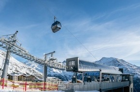 fundus - Agentur für Tourismusmarketing: 4-Sterne-Skihotel Edelweiss in Hochsölden mit neuer Rotkogelbahn nun perfekt an das Skigebiet um das Giggijoch angebunden